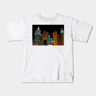 New York New York Las Vegas America Kids T-Shirt